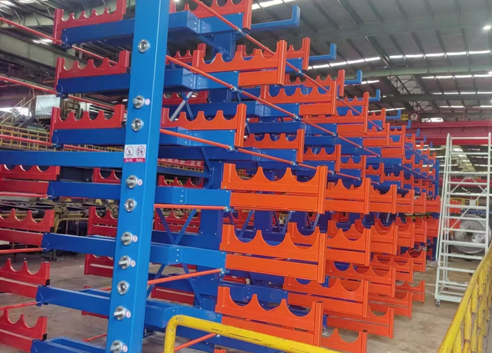 伸缩式悬臂货架